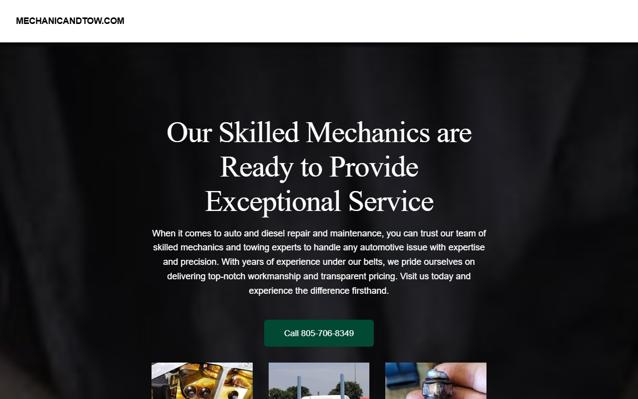 805autoandtowing.com screenshot