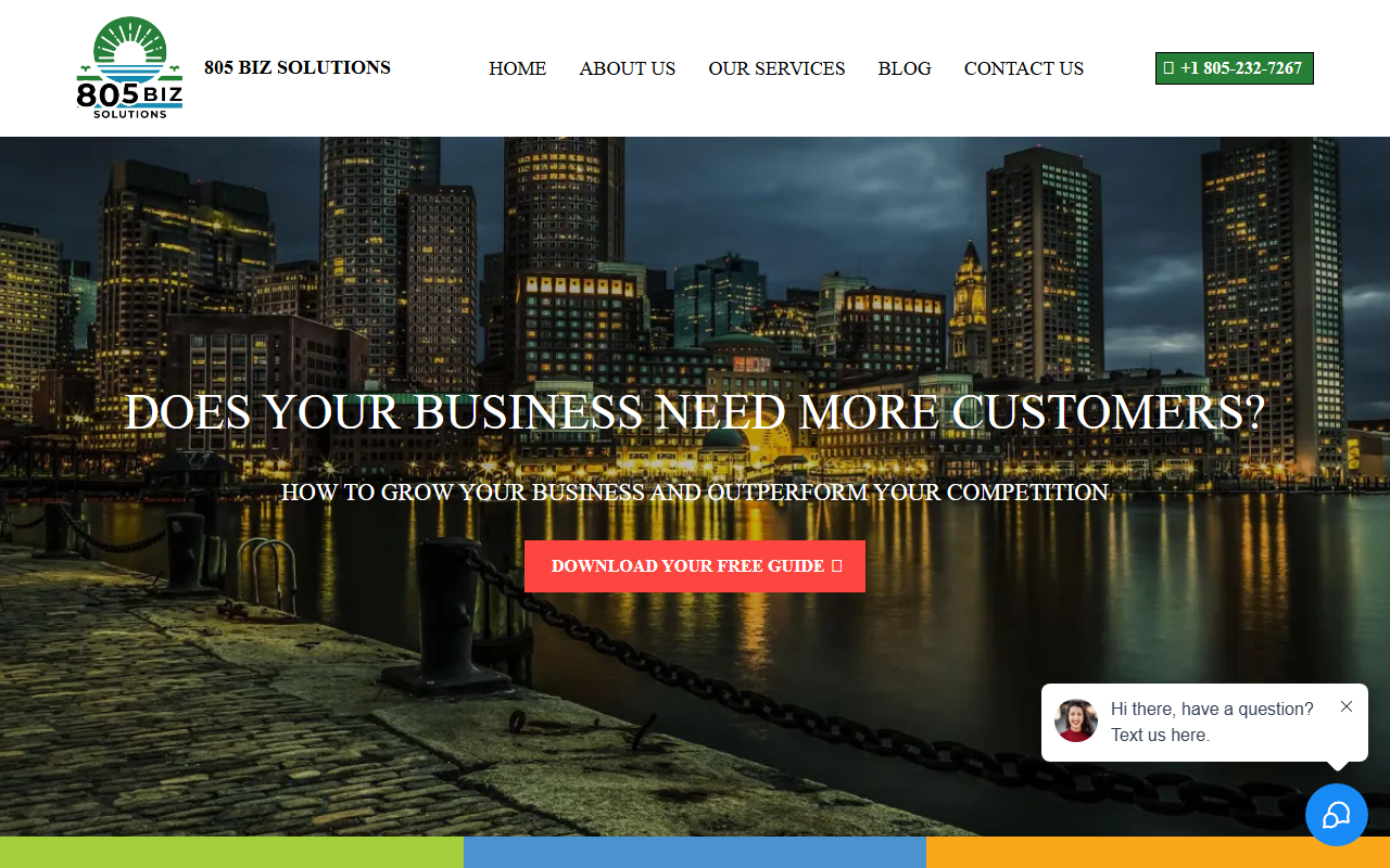 805bizsolutions.com screenshot