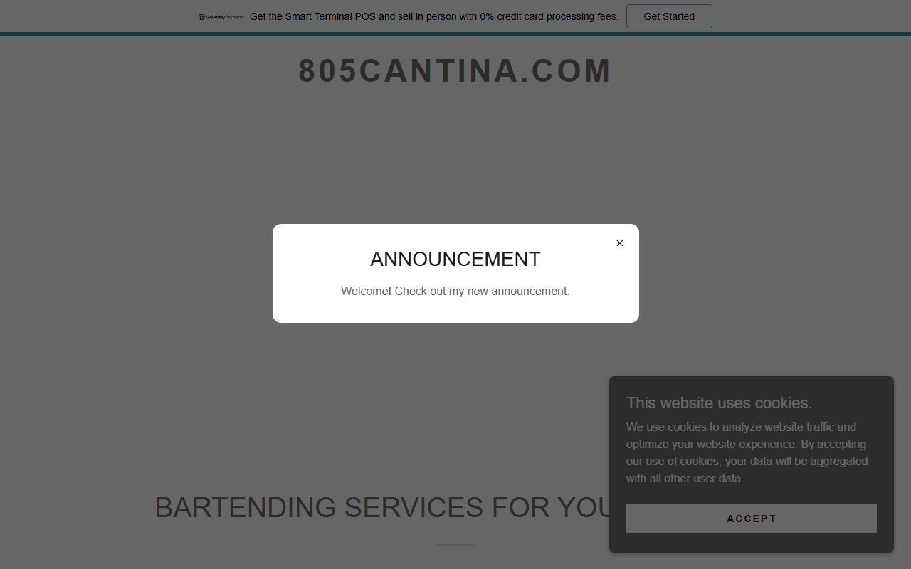 805cantina.com screenshot