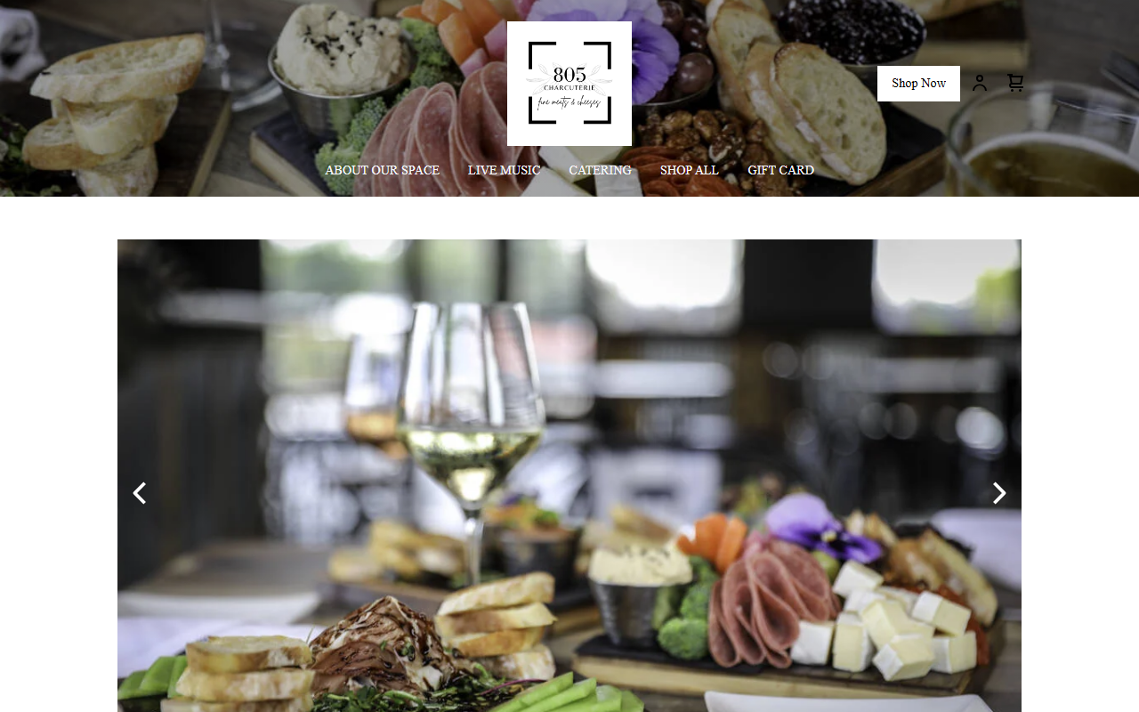 805charcuterie.com screenshot