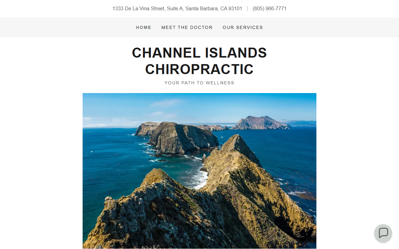 805chiropractor.com screenshot