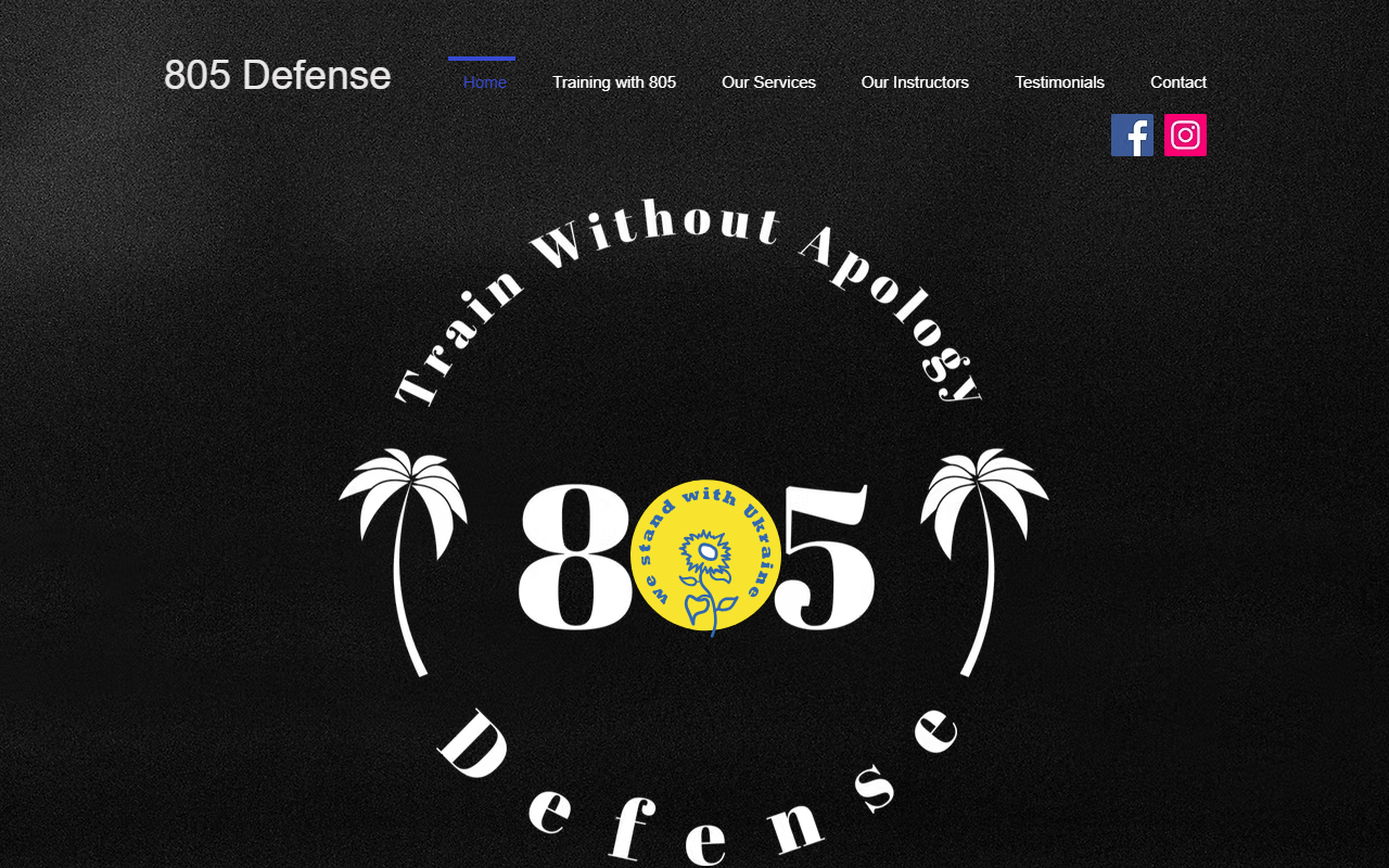 805defense.com screenshot