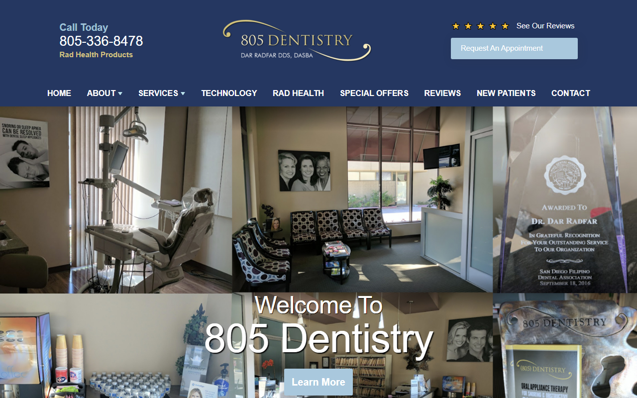 805dentistry.com screenshot