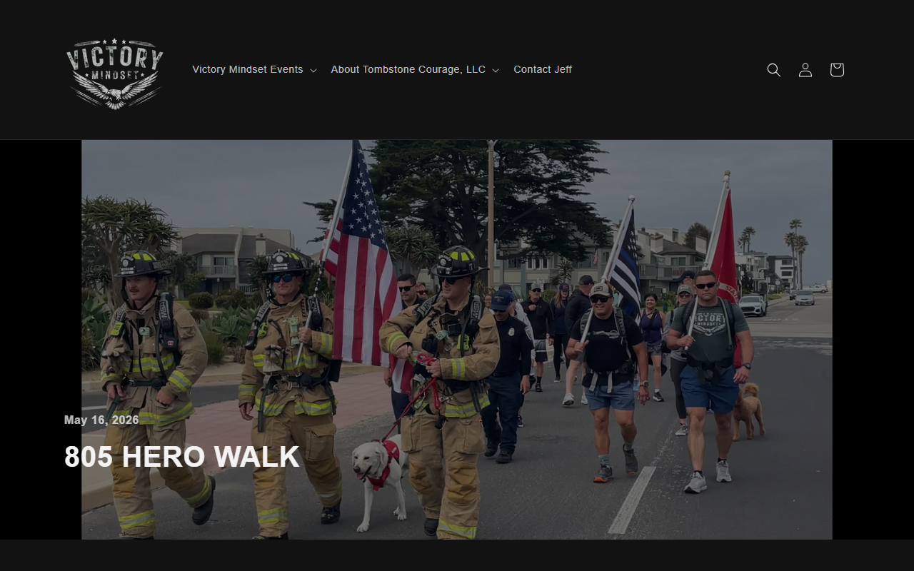 805herowalk.com screenshot