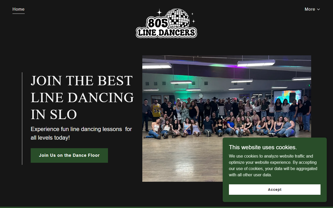 805linedancers.com screenshot