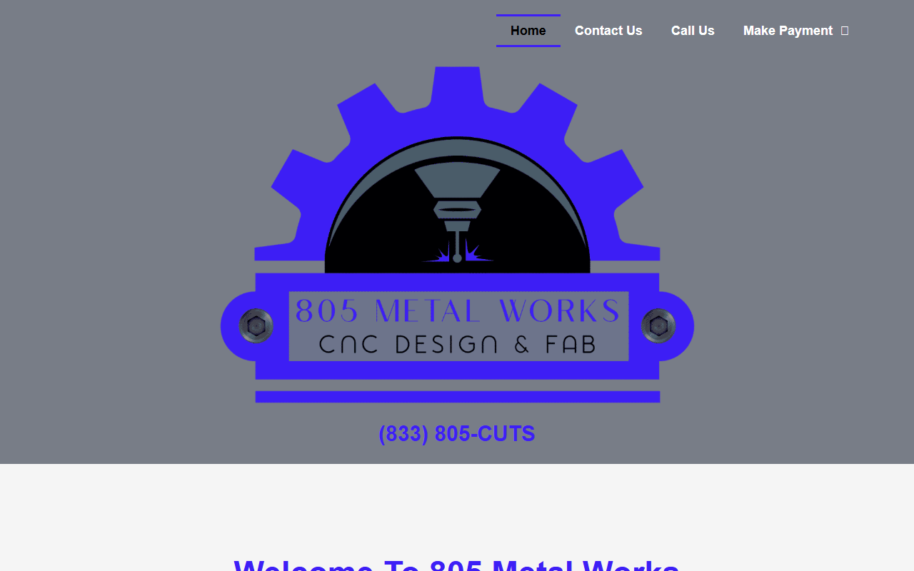 805metalworks.com screenshot