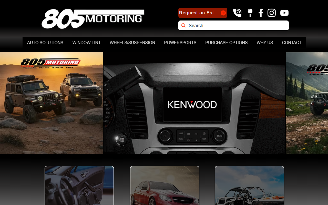 805motoring.com screenshot