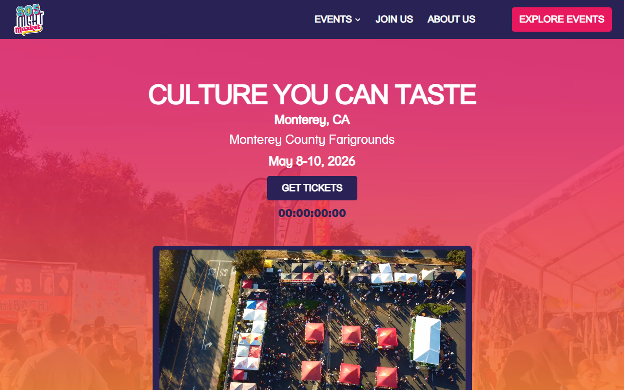 805nightmarket.com screenshot