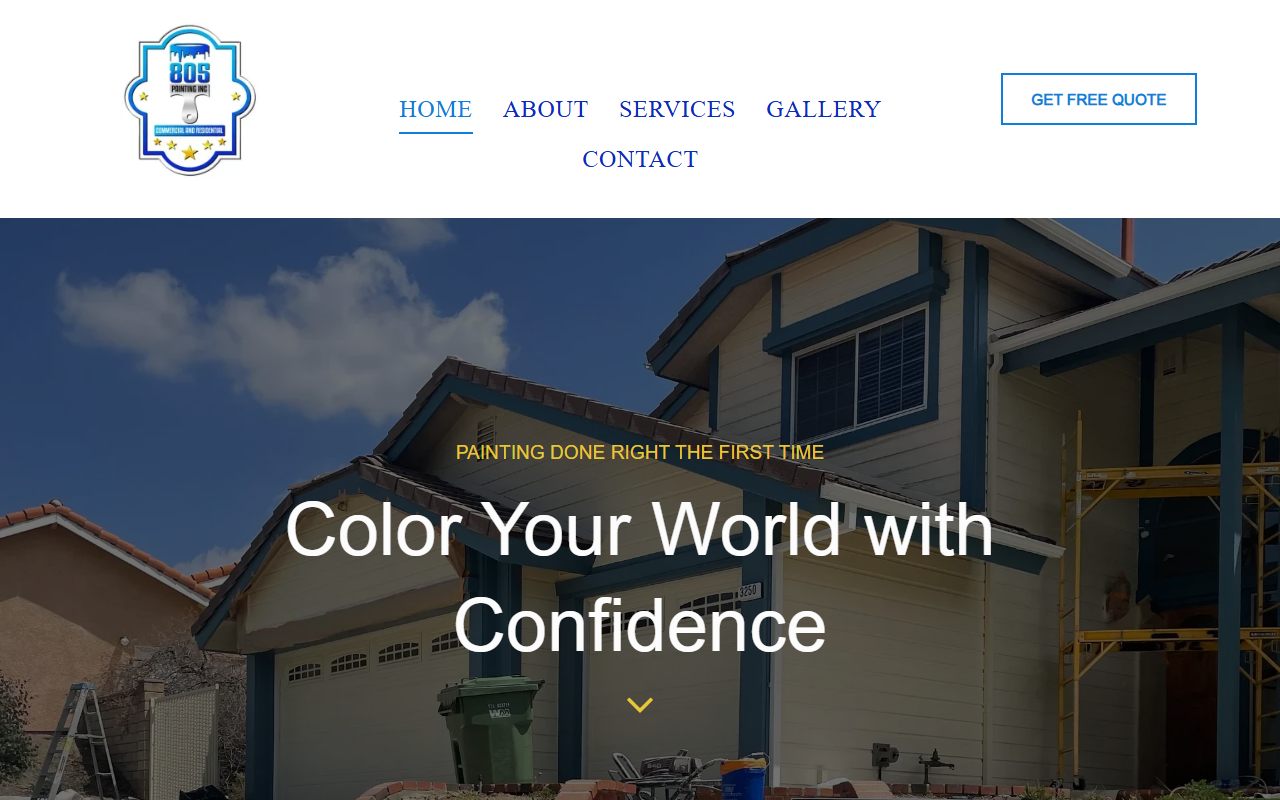 805paintinginc.com screenshot