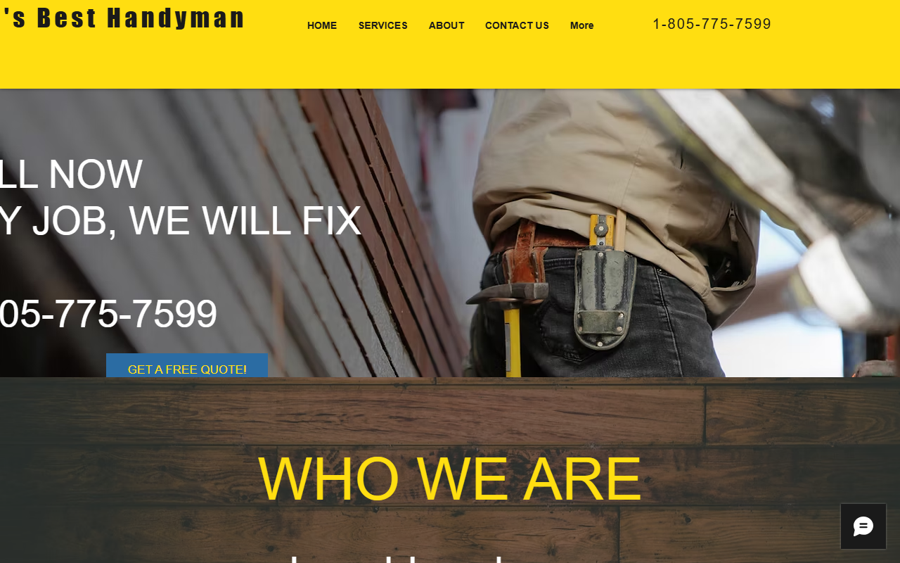 805sbesthandyman.com screenshot