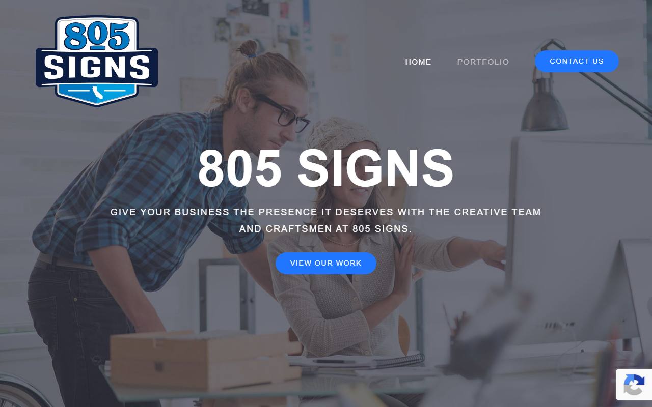 805signcompany.com screenshot