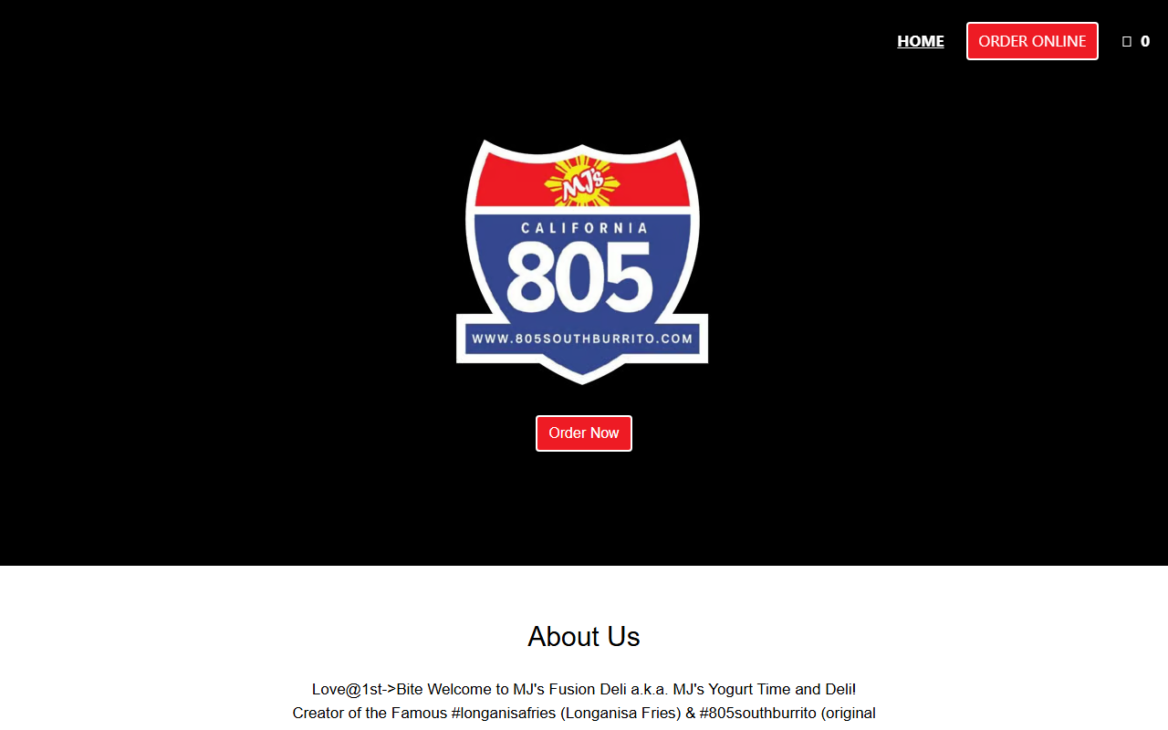 805southburrito.com screenshot