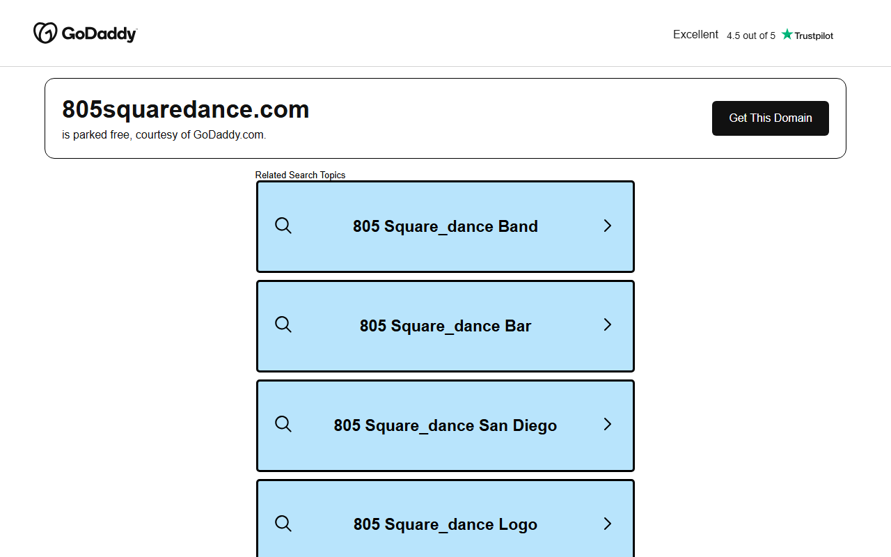 805squaredance.com screenshot