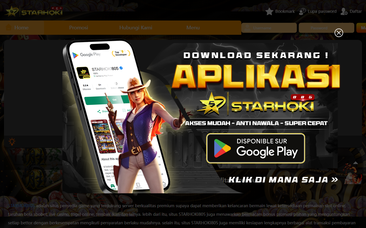 805starhoki.com screenshot