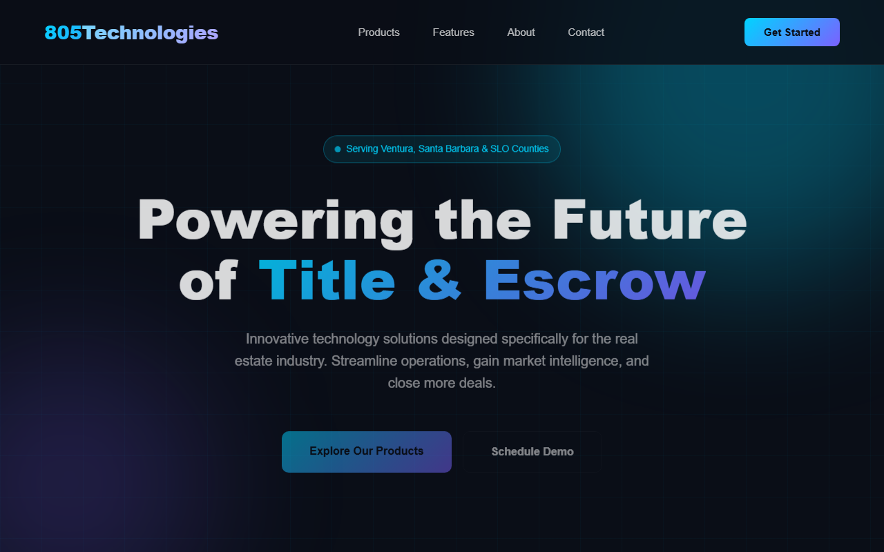 805technologies.com screenshot