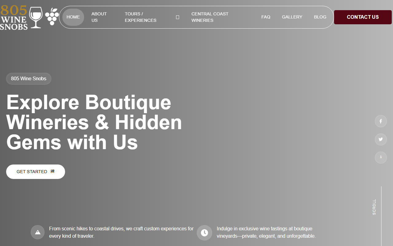 805winesnobs.com screenshot