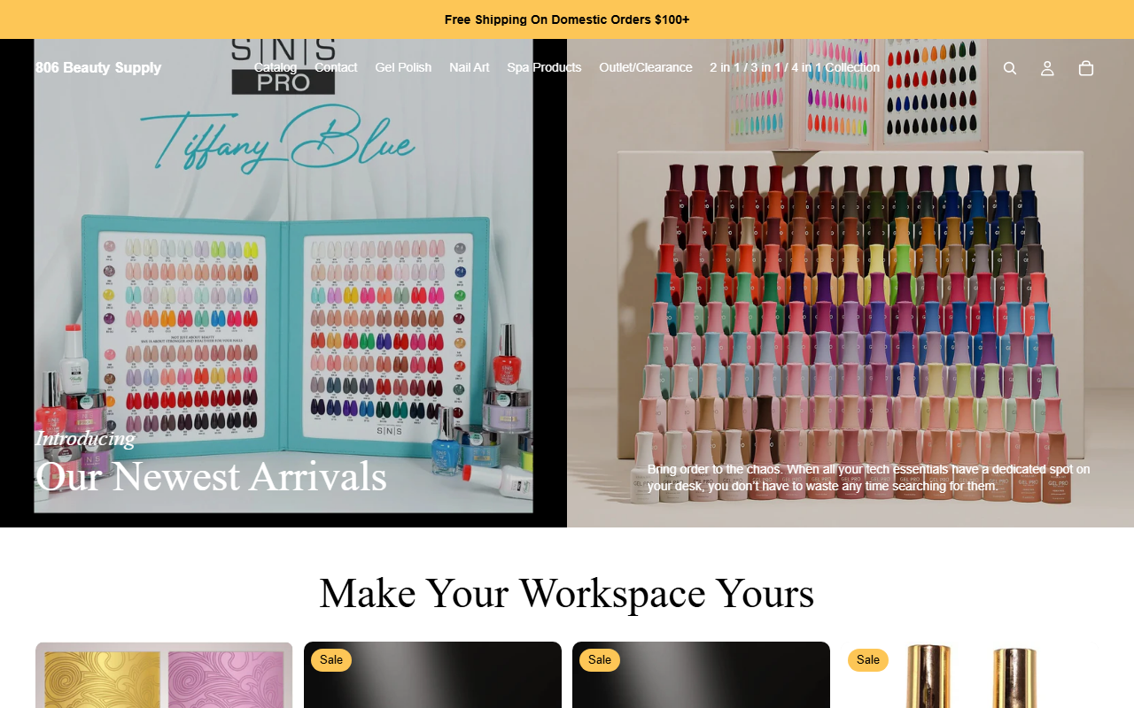 806beautysupply.com screenshot