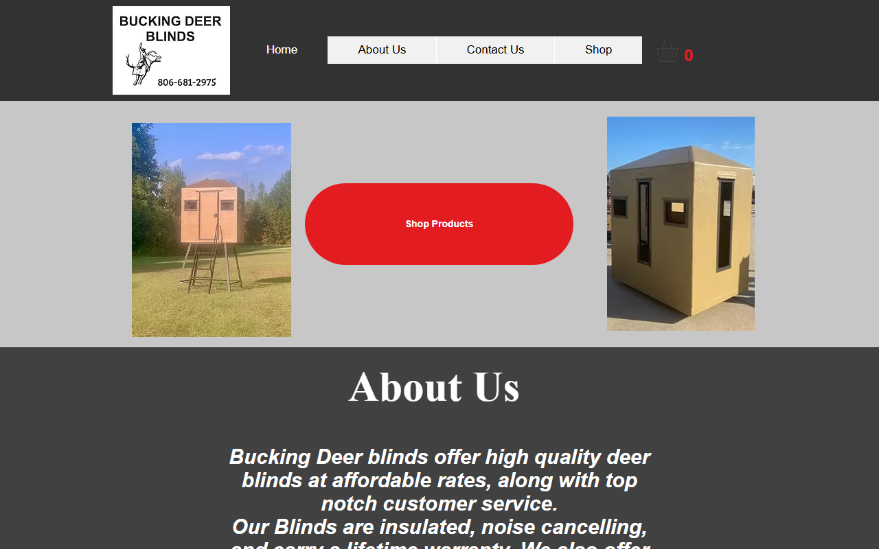 806deerblinds.com screenshot