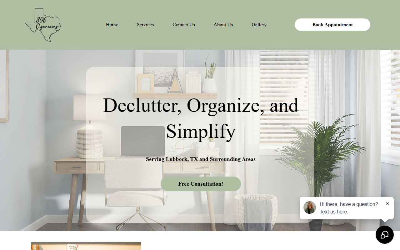 806organizing.com screenshot