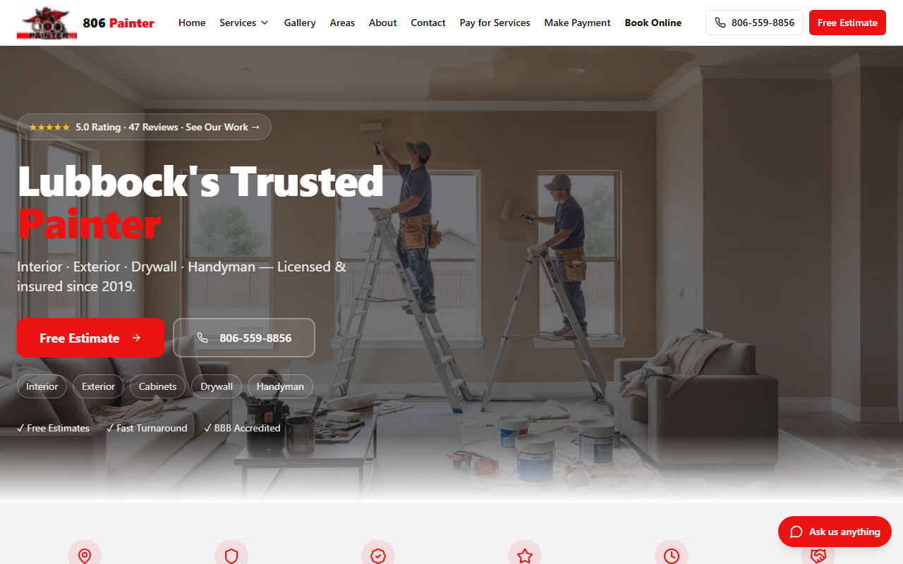 806painter.com screenshot