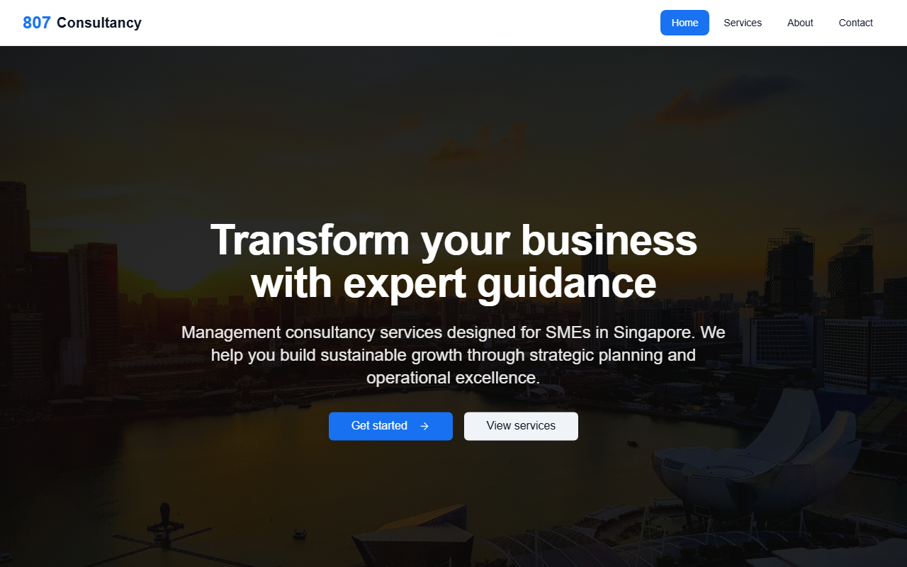 807consultancy.com screenshot