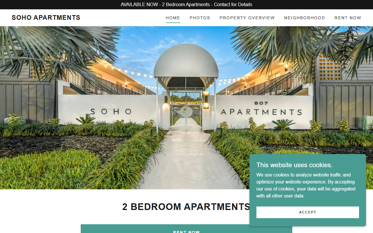 807sohoapts.com screenshot