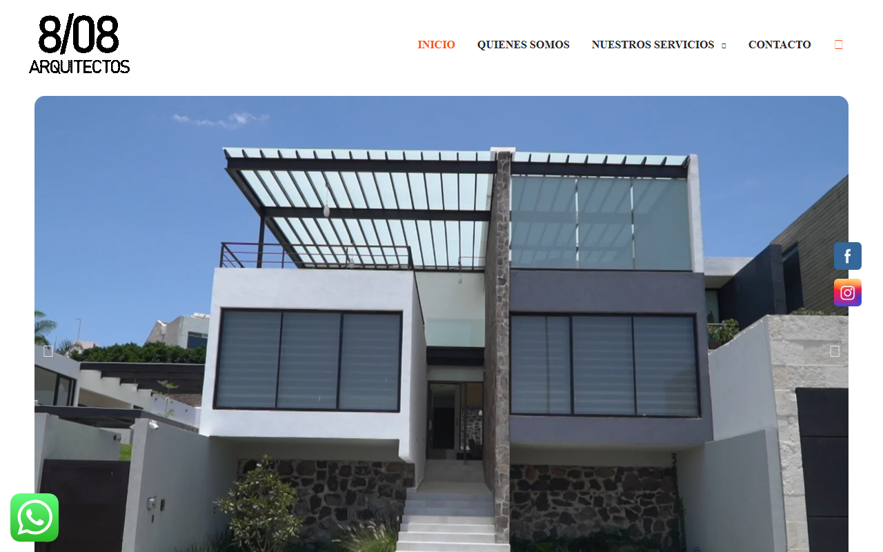 808arquitectos.com screenshot