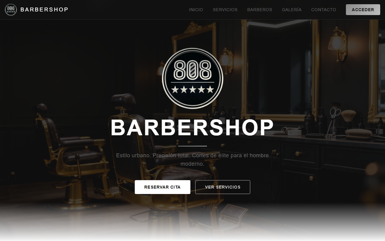 808barbershop.com screenshot