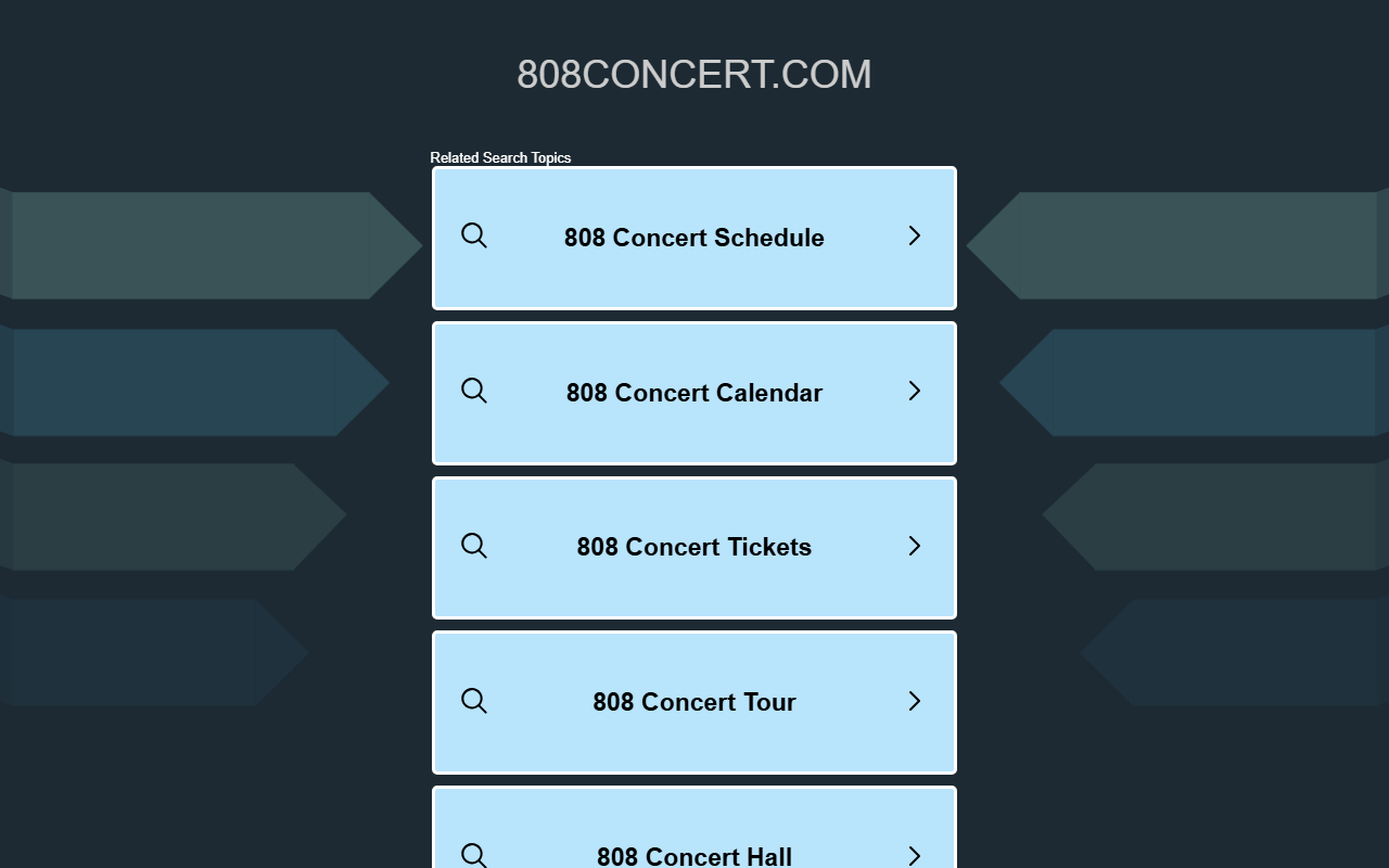 808concert.com screenshot