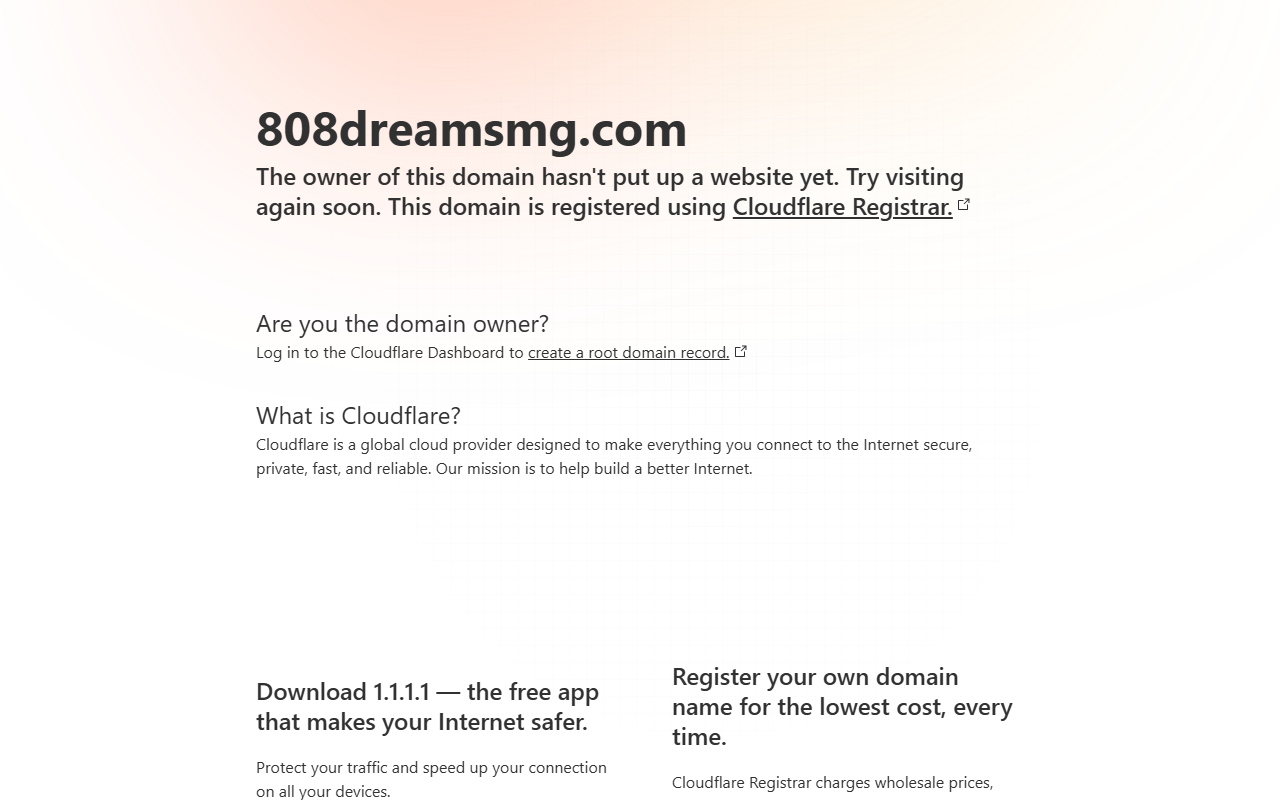808dreamsmg.com screenshot