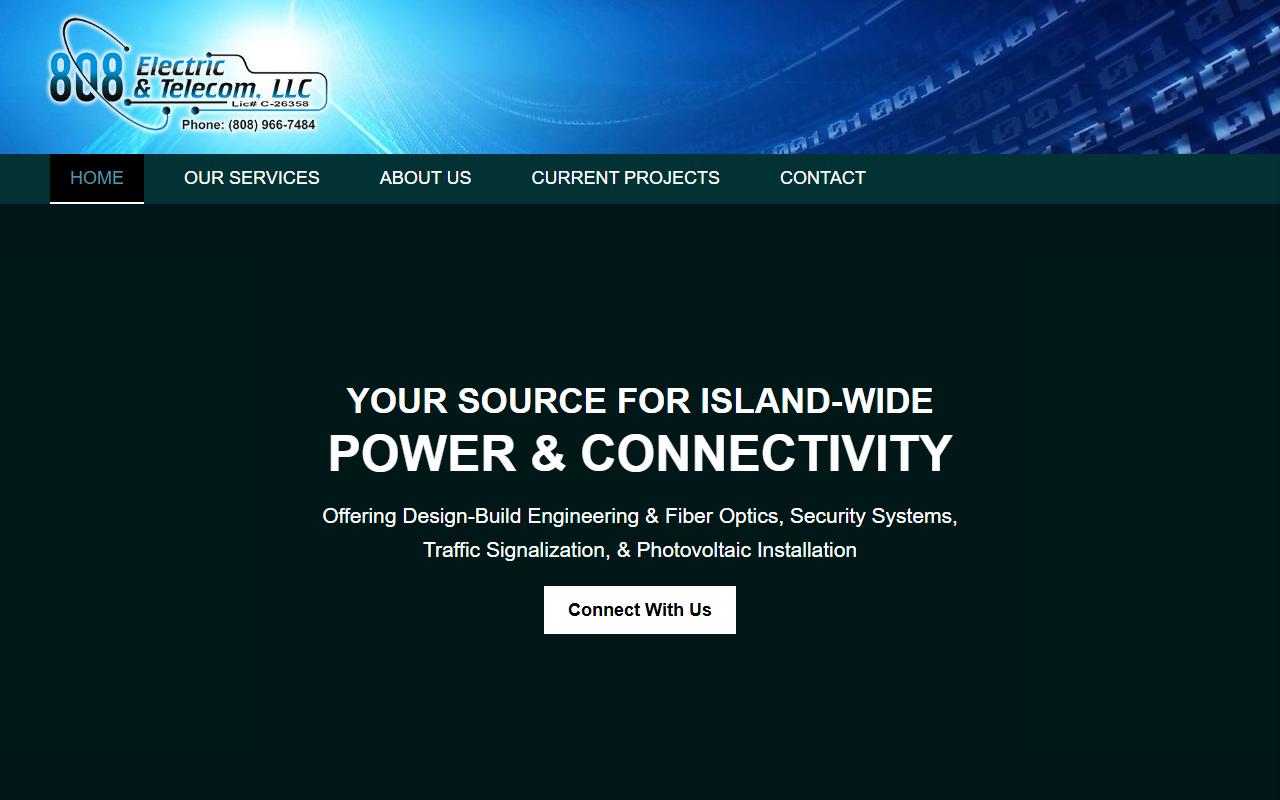 808electric.com screenshot