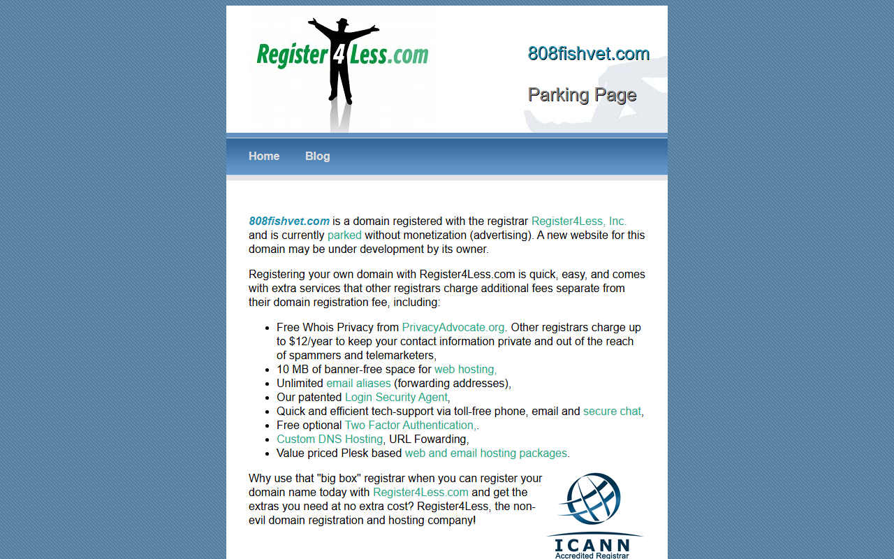 808fishvet.com screenshot