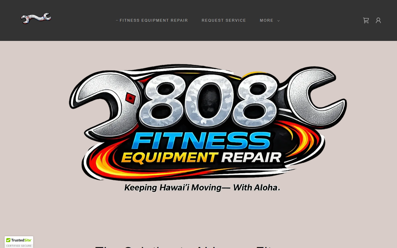 808fitnessrepair.com screenshot
