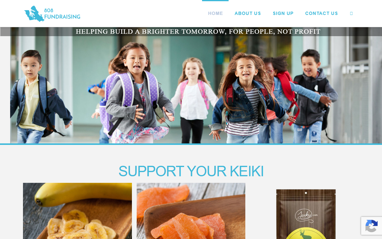 808fundraising.com screenshot