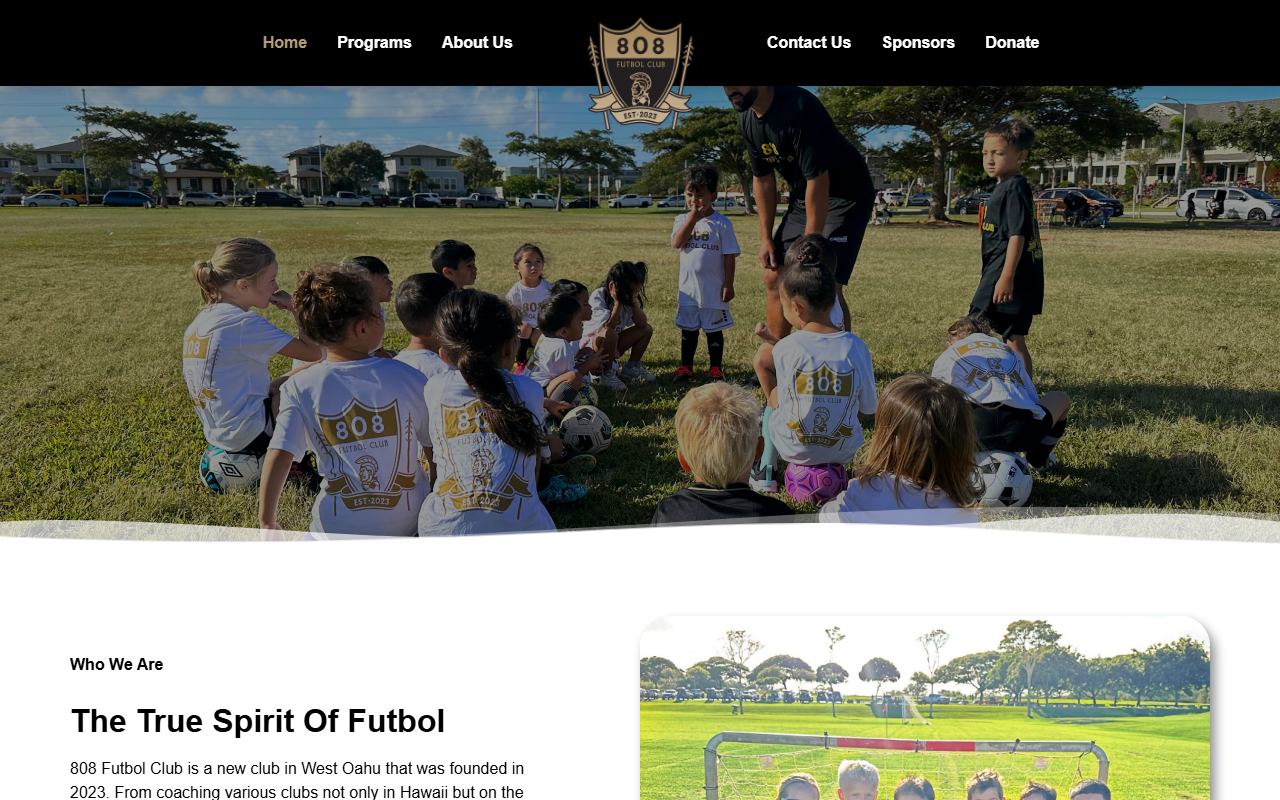 808futbolclub.com screenshot