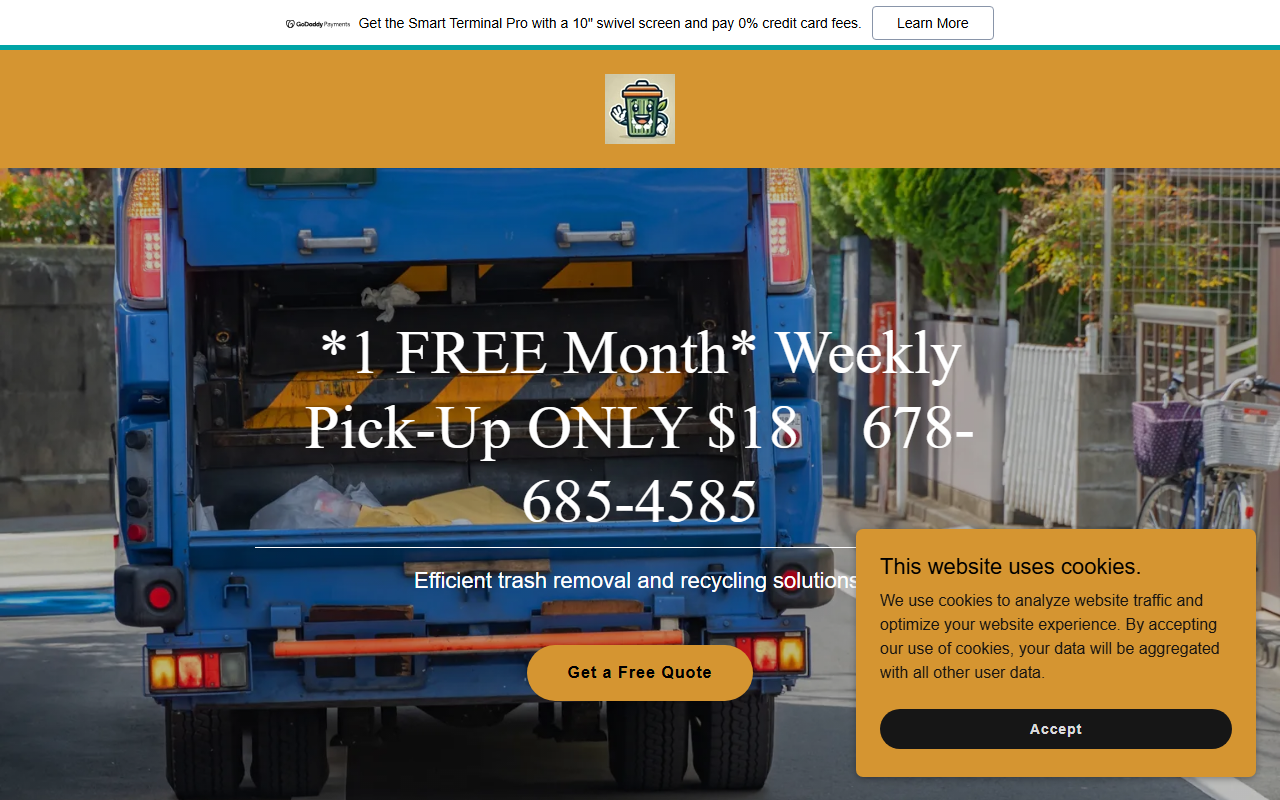 808garbage.com screenshot