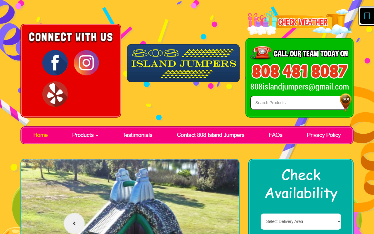 808islandjumpers.com screenshot