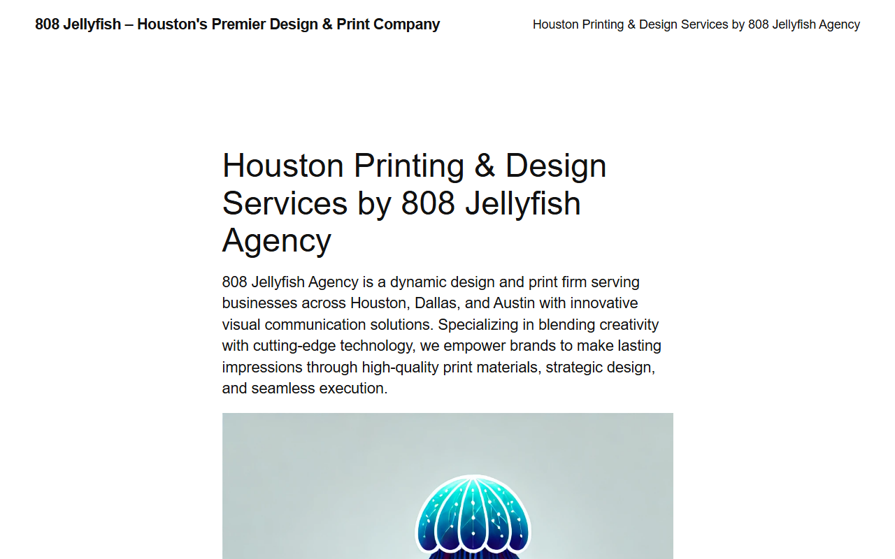808jellyfish.com screenshot