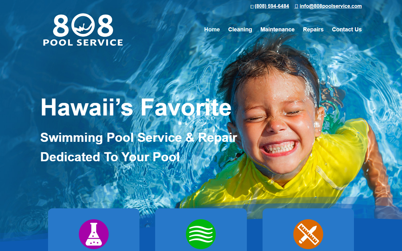 808poolservice.com screenshot
