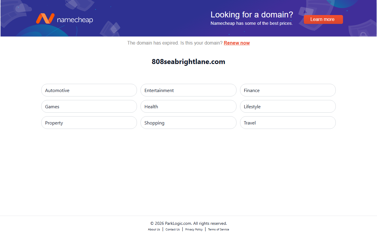 808seabrightlane.com screenshot