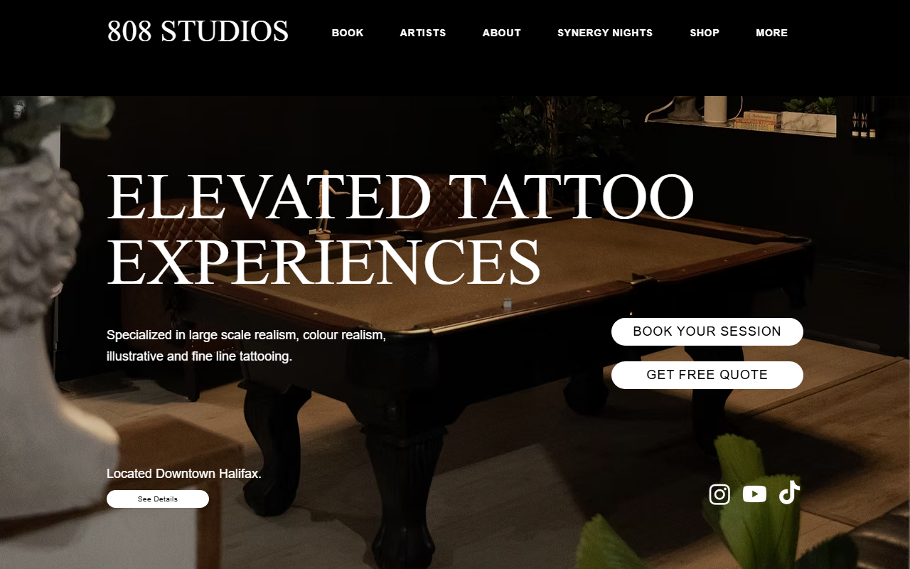 808studioshfx.com screenshot