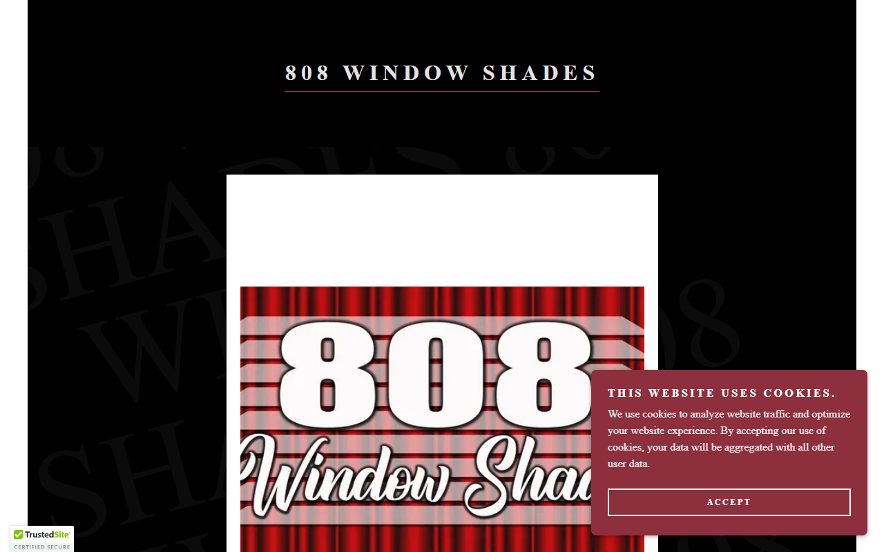 808windowshades.com screenshot