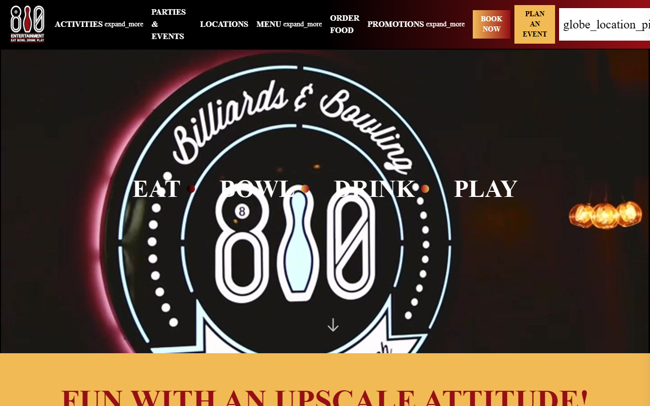810bowling.com screenshot