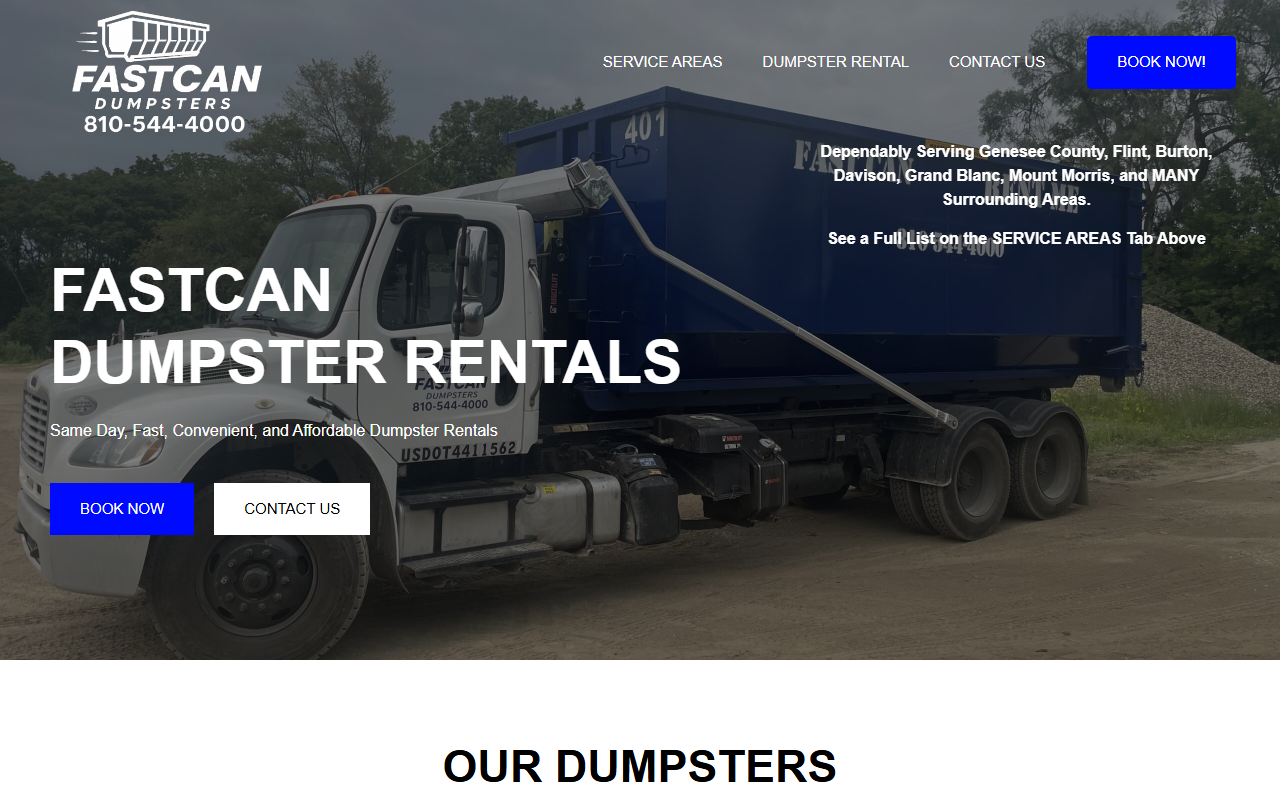 810dumpster.com screenshot