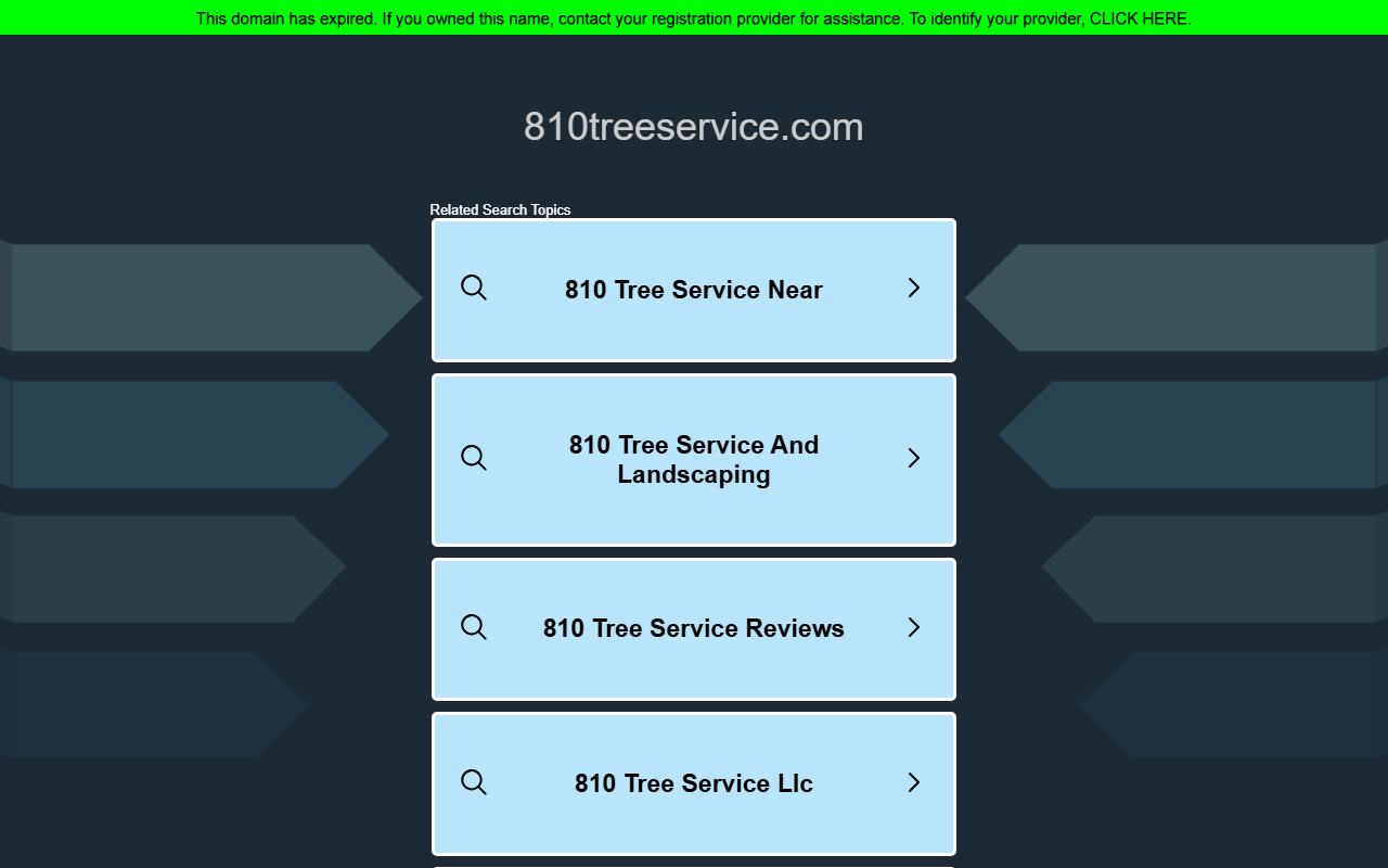810treeservice.com screenshot