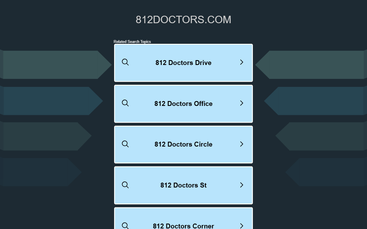 812doctors.com screenshot