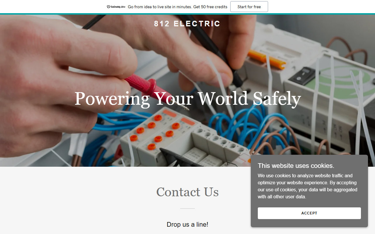 812electric.com screenshot