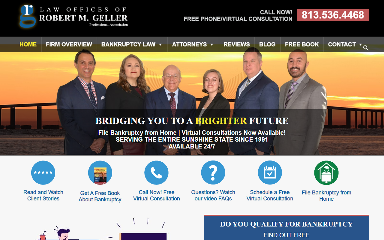 813-bankruptcy.com screenshot
