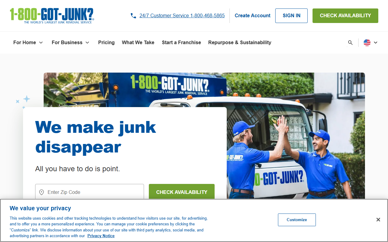 813-got-junk.com screenshot