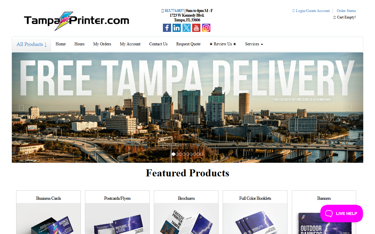 813-printer.com screenshot
